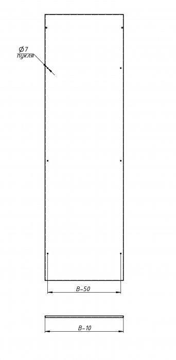 Боковая панель для ЩО-70