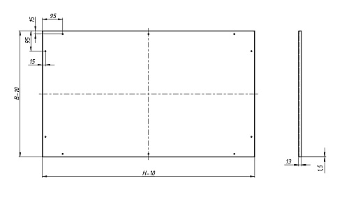 Панель боковая